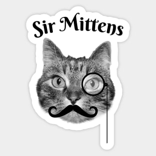 Sir mittens Sticker